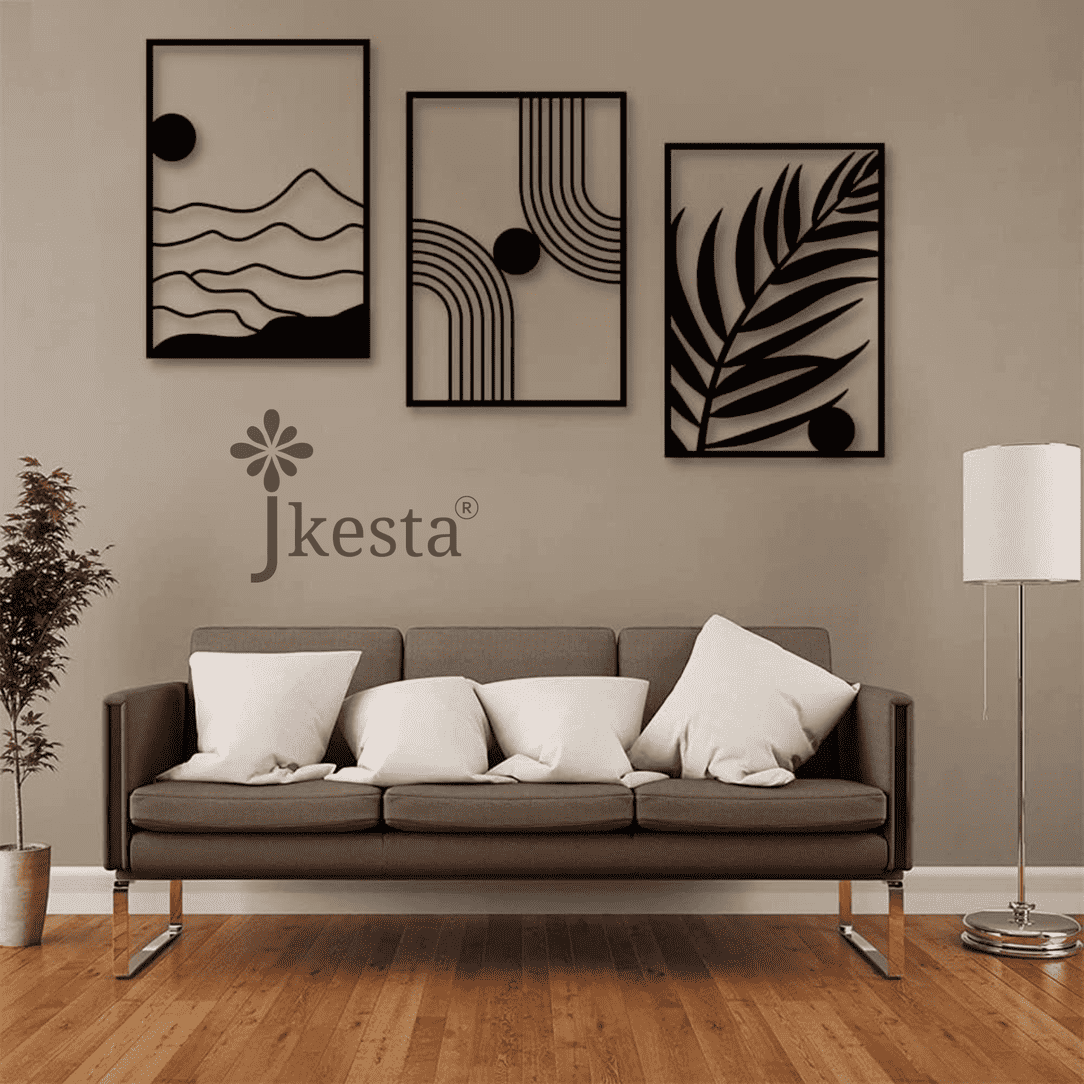 abstract metal wall art– unique 3d wall décor