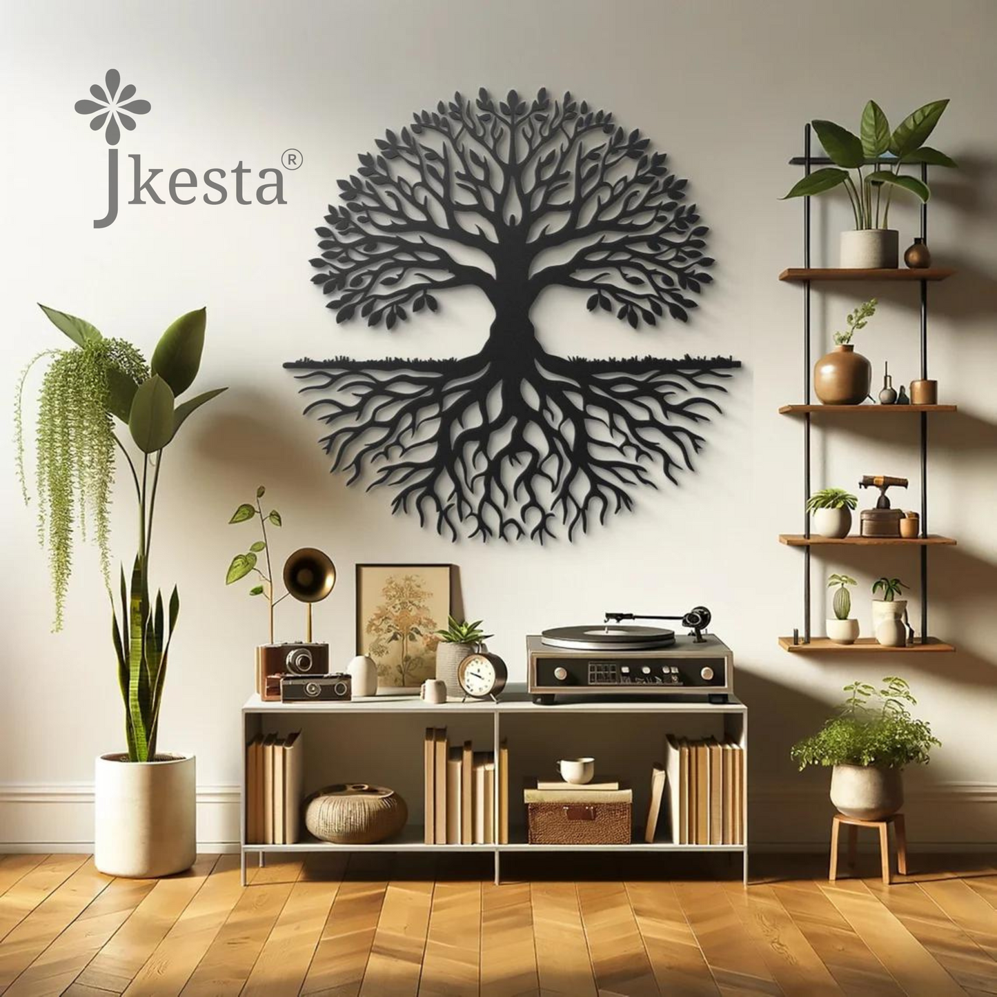 minimalist metal line art – sleek & trendy wall piece