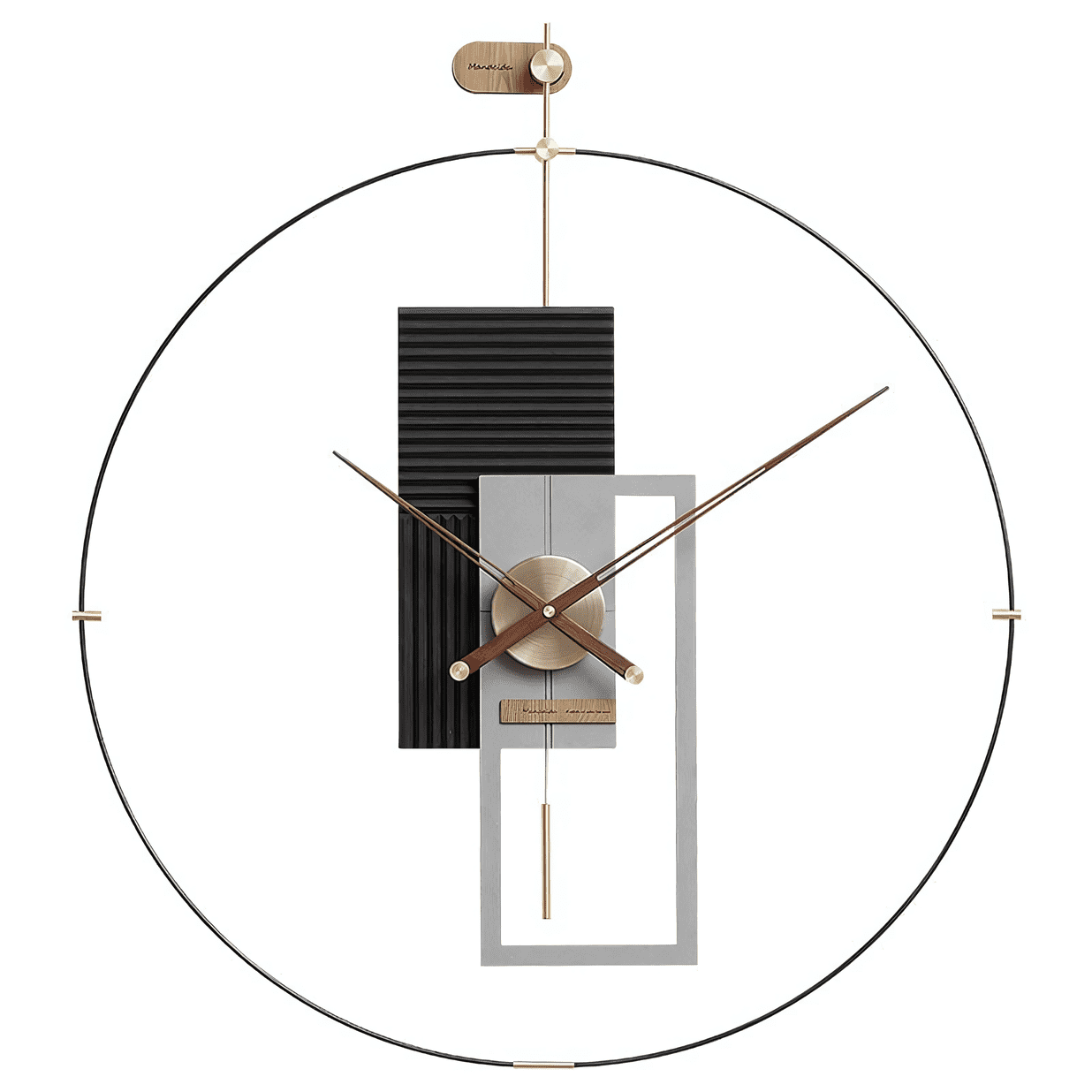 luxury oversized wall clock – a bold statement of time