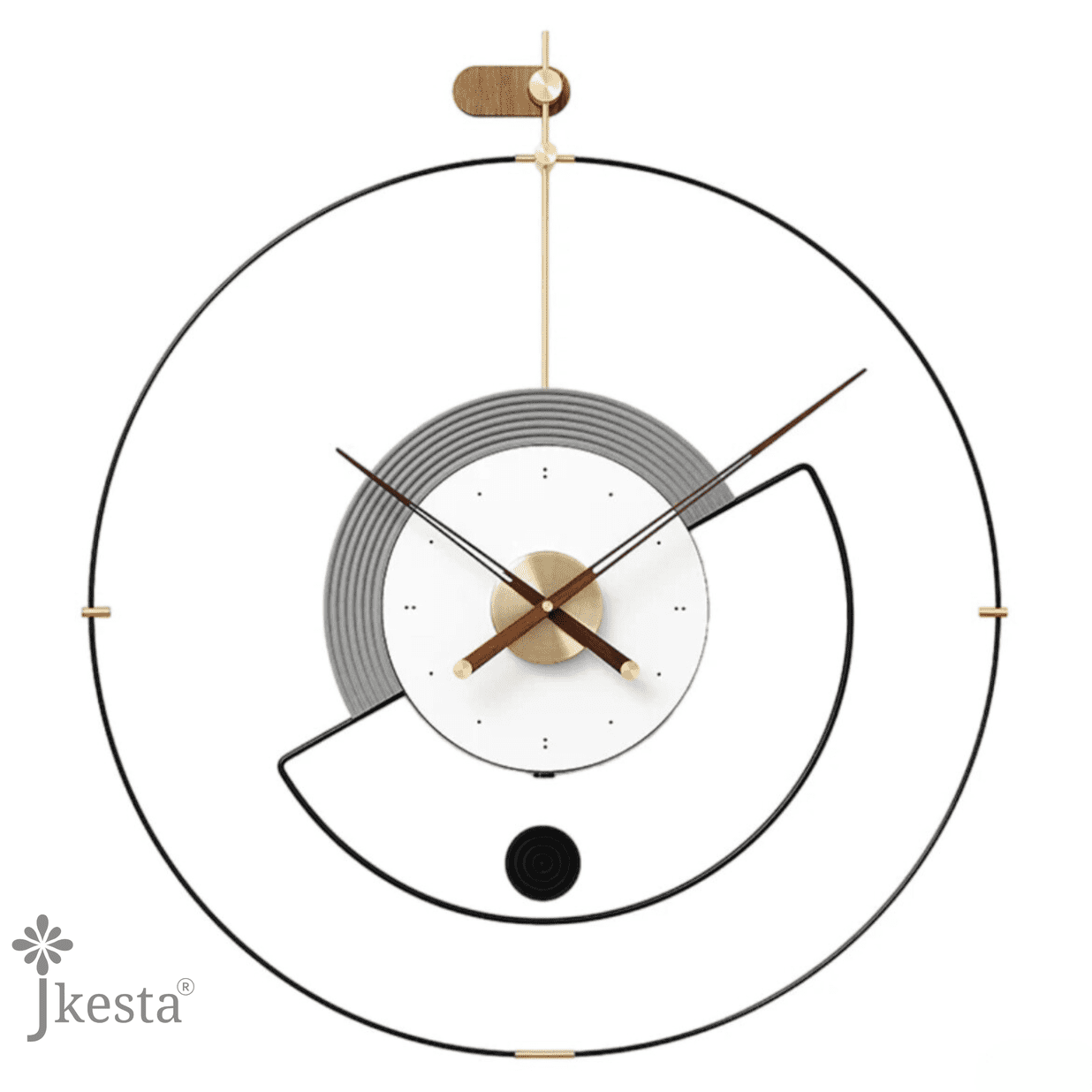 luxury oversized wall clock – a bold statement of time