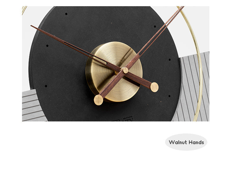 handcrafted artistic wall clock – unique and elegant