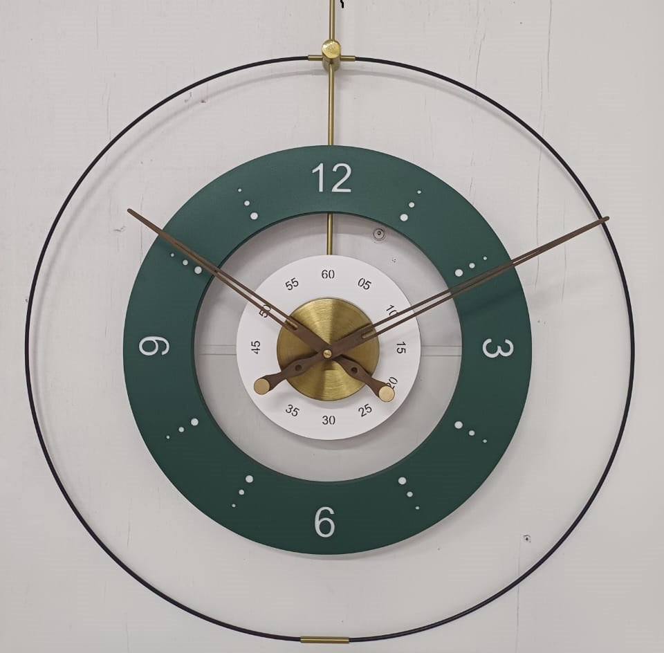 luxury minimalist wall clock – timeless elegance for any space