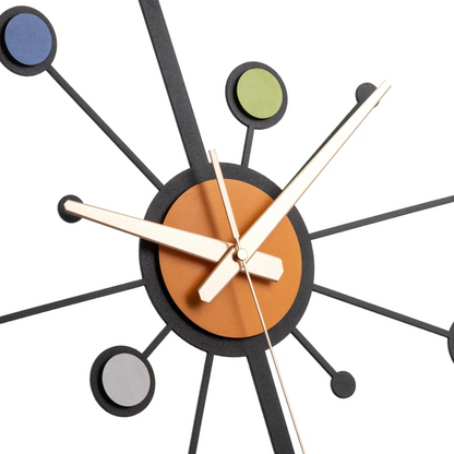 Morden Metal Wall Clock for Living Room Bedroom Office Kitchen Stylish Analog Wall Clock for Home and Hall Designer Big Size Modern