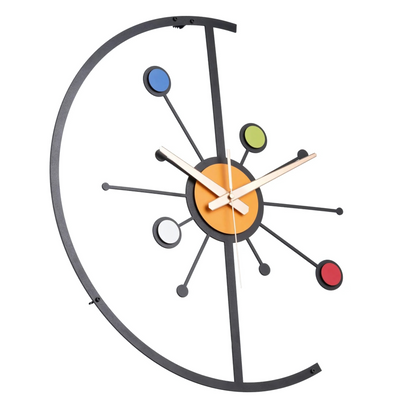 Morden Metal Wall Clock for Living Room Bedroom Office Kitchen Stylish Analog Wall Clock for Home and Hall Designer Big Size Modern